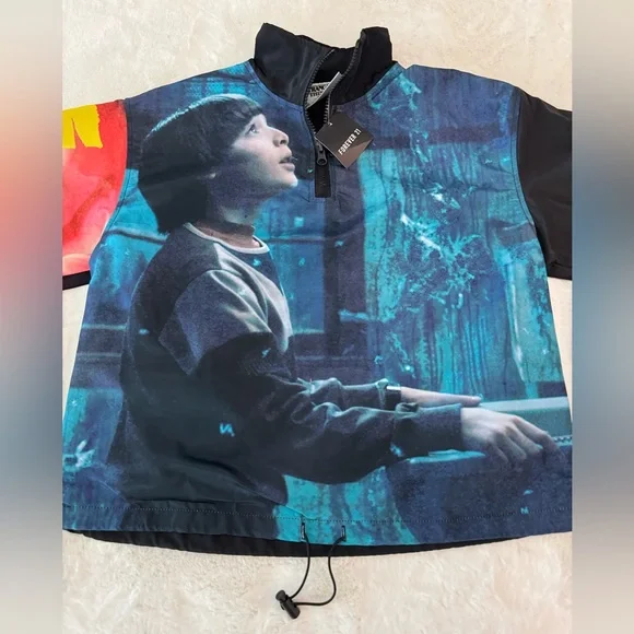 Stranger Things X Forever 21 Special Edition Will Byers Bomber Jacket- size S - Picture 4 of 14